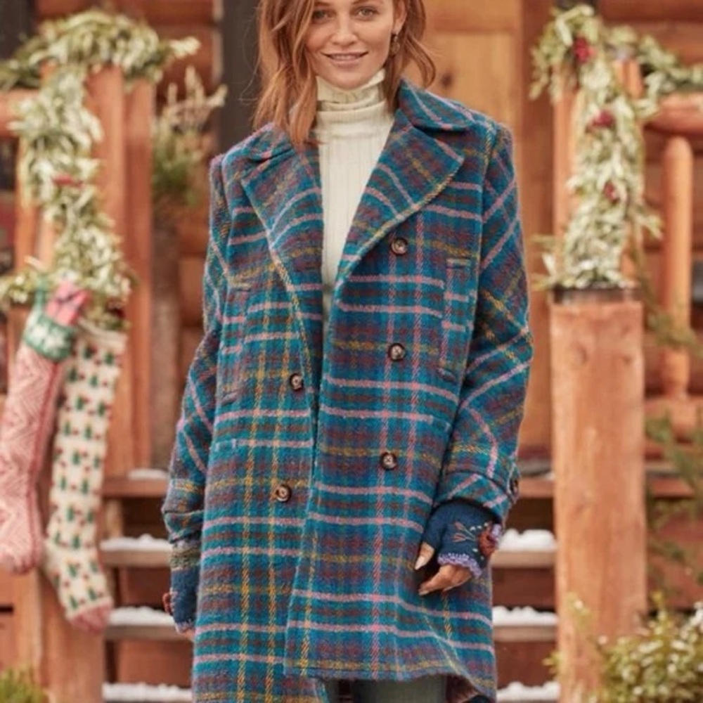 Sundance Tea & Toast Wool Blend Coat